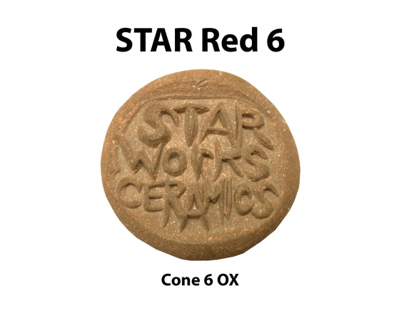 Star Red 6  _ Starworks Ceramics _ Cone 6 (50 lbs)