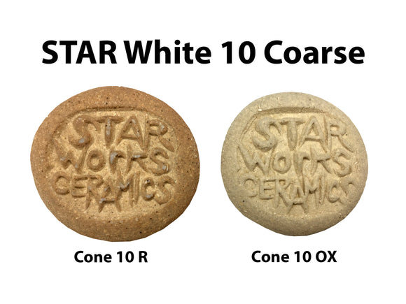 Star White 10 Coarse _ Starworks Ceramics _ Cone 10 (50 lbs)