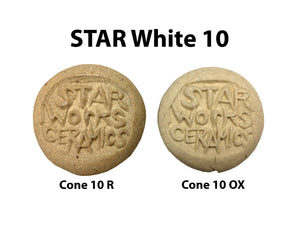 Star White 10 _ Starworks Ceramics _ Cone 10 (50 lbs)